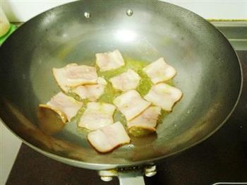 培根干锅花菜的做法步骤7