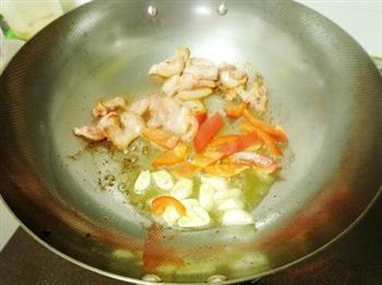 培根干锅花菜的做法步骤9