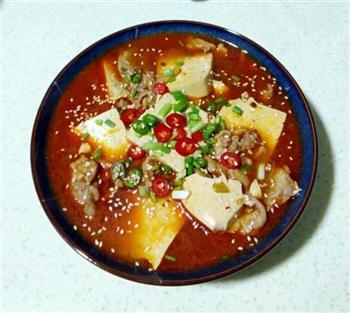 香辣豆腐肉片的做法步骤8