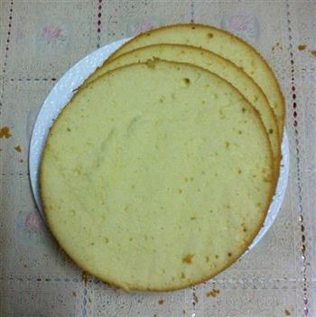 水果奶油蛋糕的做法步骤1