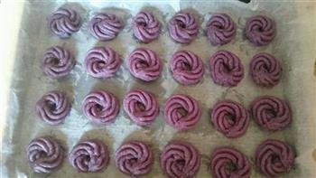 紫薯奶味饼干的做法步骤11