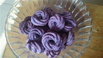 紫薯奶味饼干的做法步骤12