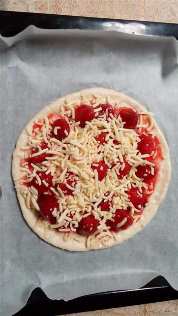 草莓披萨的做法步骤16