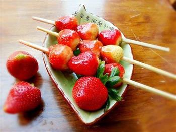 冰糖葫芦草莓串的做法步骤8