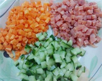 彩蔬焗饭的做法图解1