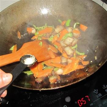腊肉红萝卜片的做法步骤10