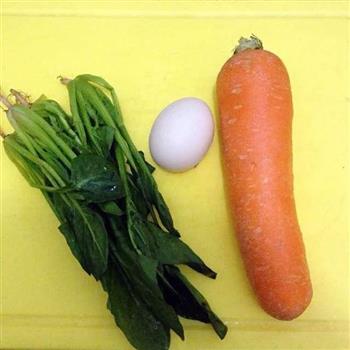 蔬菜蛋卷的做法图解1