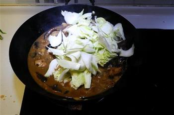白菜香菇烧鸡块的做法步骤12