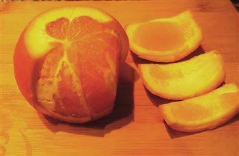 橙味芝麻菜色拉的做法步骤2