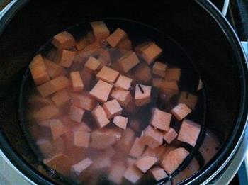 番薯菰米糖水的做法步骤3