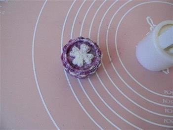 沙拉椰蓉紫薯糕的做法图解6