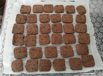 巧克力花生饼干的做法步骤11