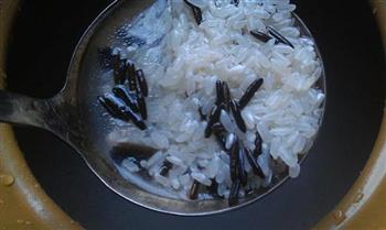 菰米瑶柱虾干粥的做法步骤4
