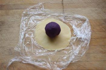 炼奶紫薯月饼的做法步骤10
