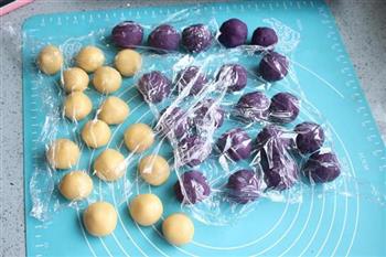 炼奶紫薯月饼的做法步骤9