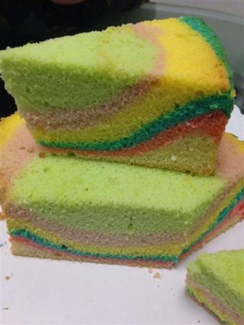 彩虹戚风蛋糕的做法图解10