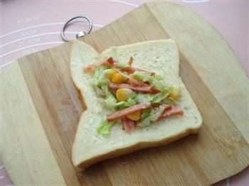 玉米沙拉三明治菜卷的做法步骤5