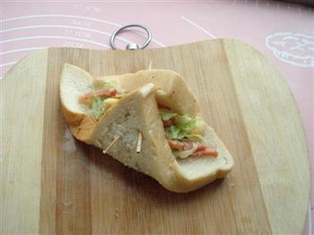 玉米沙拉三明治菜卷的做法步骤6