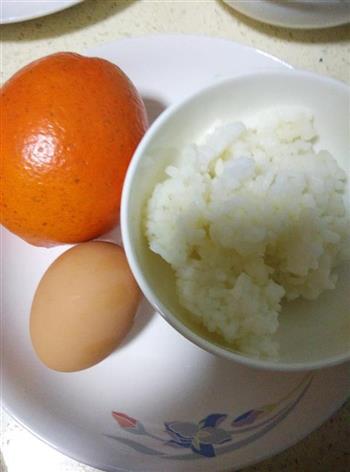 橙香米饭饼的做法步骤1