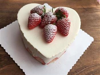 草莓慕斯蛋糕的做法步骤21
