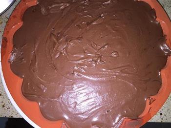 酸奶巧克力慕斯蛋糕的做法步骤13