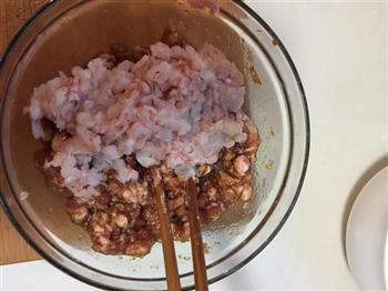 角瓜鸡蛋虾仁锅贴的做法步骤4