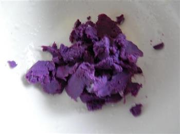 紫薯薄饼的做法图解1