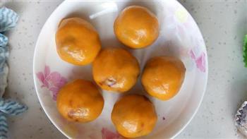 椰香南瓜紫薯糯米糍的做法步骤14