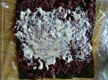 紫米紫菜包饭的做法步骤7