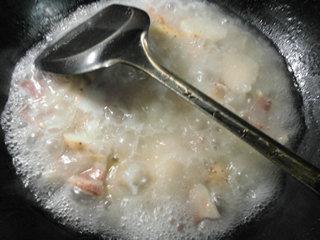 咸肉油菜蕻煮香芋的做法图解3