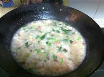 香菇海鲜疙瘩汤的做法步骤11