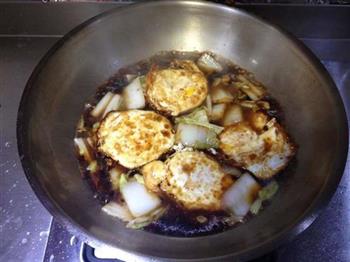 荷包蛋烧大白菜的做法步骤10
