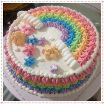 彩虹蛋糕的做法图解11