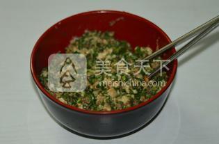 韭菜煎饺的做法步骤6
