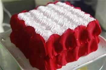 玫瑰情人节蛋糕的做法图解10
