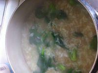 岩米鸡汁菜粥的做法步骤8