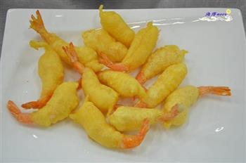 金丝沙拉凤尾虾的做法步骤11