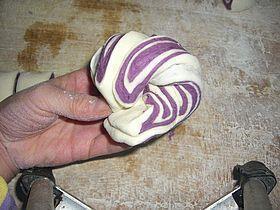 紫薯花卷的做法步骤14