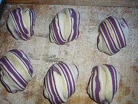 紫薯花卷的做法步骤15