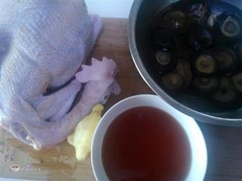 红酒香菇炖鸡的做法步骤1