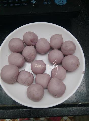 水晶紫薯汤圆的做法步骤9