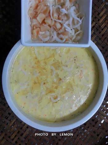 干贝银鱼海米蛋羹的做法步骤9