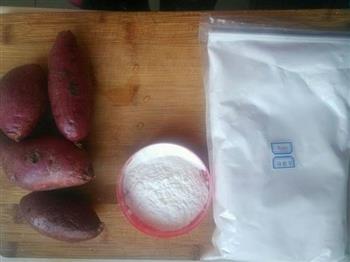 椰奶紫薯芋圆的做法步骤1