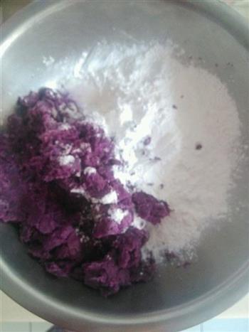 椰奶紫薯芋圆的做法图解4