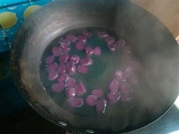椰奶紫薯芋圆的做法图解7