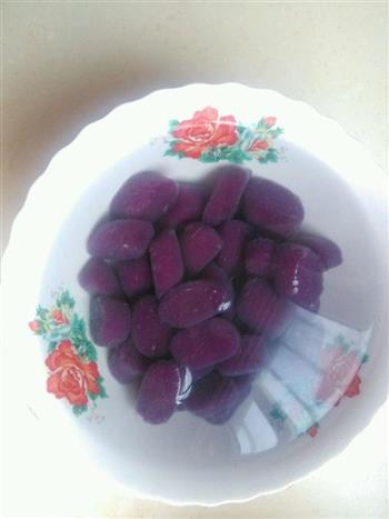 椰奶紫薯芋圆的做法步骤8