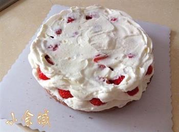 草莓裸蛋糕的做法步骤9