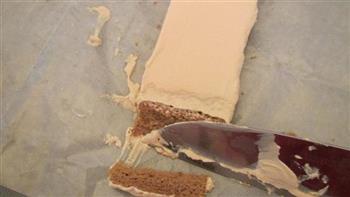 咖啡树桩造型蛋糕卷的做法步骤21