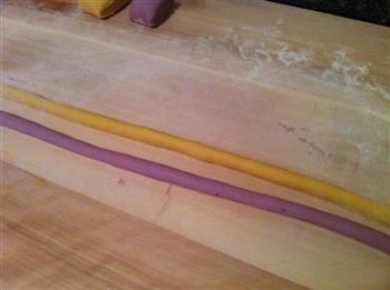 紫薯南瓜花样馒头的做法步骤8