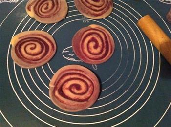 紫薯螺旋绿豆饼的做法步骤14